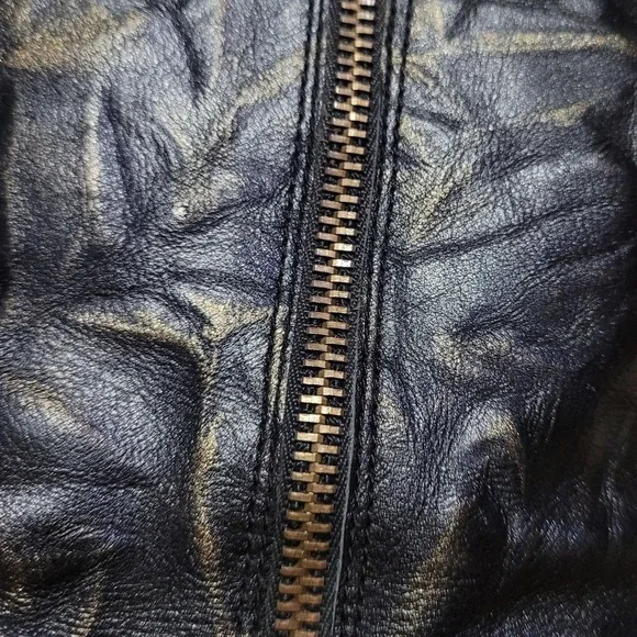 Gee WaWa Anthropologie Distressed Black & Gold Lava Ankle Boots Boho Steampunk - Picture 11 of 11